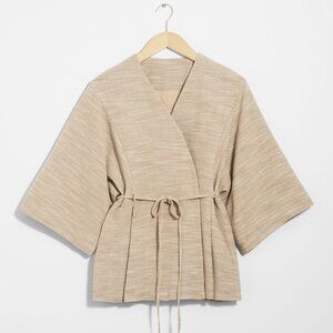 & Other Stories - Belted Silk-Blend Jacket